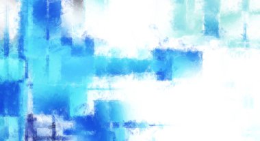 Modern sanat. Renkli çağdaş sanat eserleri. Renkli boya darbeleri. Soyut arkaplanda fırça darbeleri. Fırça boyası. Eşsiz duvar sanatı.