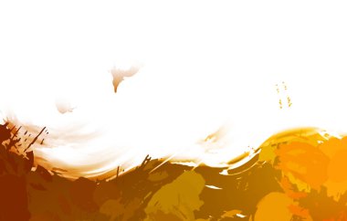 Taranmış Boyalı Soyut Arkaplan. Vahşi kaotik fırça darbeleri. Boya darbeleri. 2D İllüstrasyon. Fırça darbeli resim. 