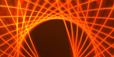 Işık dalgalarının neon renkli soyut tasarımı. Dijital arka plan ve neon ışığı parlama efekti. Parlak ışınlar duvar kağıdı.