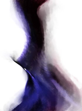 Modern sanat. Renkli çağdaş sanat eserleri. Renkli boya darbeleri. Soyut arkaplanda fırça darbeleri. fırça boyası.