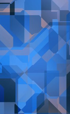 Renkli ve canlı geometrik şekiller katmanları var. Bir teknoloji planının dijital illüstrasyonu. Gelecekçi tasarım şablonu.