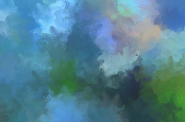 Taranmış Boyalı Soyut Arkaplan. Fırça darbesi ile boyanmış. Sanatsal canlılık ve renkli duvar kağıdı.