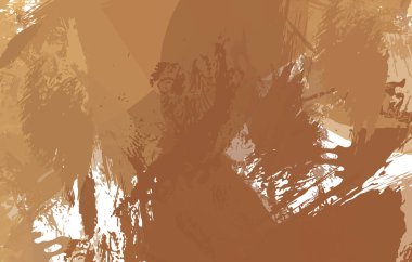 Sanatsal soyut arkaplan. Doku boyalı duvar kağıdı. Boya darbeleriyle yaratıcı bir illüstrasyon. Fırça desenli resim.