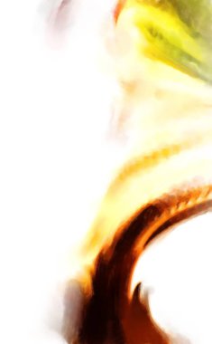 Modern sanat. Renkli çağdaş sanat eserleri. Renkli boya darbeleri. Soyut arkaplanda fırça darbeleri. fırça boyası.