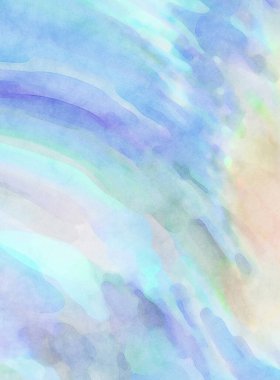 Alkol mürekkebini andıran rahatlatıcı fırça darbelerinin modern resmi. Poster, duvar sanatı, afiş, kart, kitap kapağı veya ambalaj için pastel renkli suluboya resim.