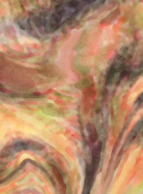 2D çizim. Sanatsal arkaplan resmi. Tablo üzerinde soyut resim. Çağdaş sanat. El yapımı resim. Renkli doku. Modern sanat eserleri. Yüzeyde suluboya fırça darbeleriyle boyama.