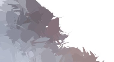 Taranmış Boyalı Soyut Arkaplan. Vahşi kaotik fırça darbeleri. Boya darbeleri. 2D İllüstrasyon. Fırça darbeli resim. 