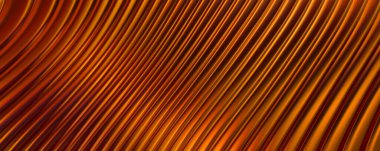 Soyut arkaplan. Renkli dalgalı yansıtıcı duvar kağıdı. Duvar kağıdı, afiş, arkaplan, kart, kitap kapağı veya web sitesi için grafiksel resimleme.