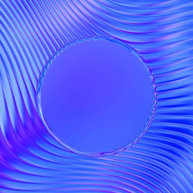 Soyut çerçeveli arkaplan. Renkli, canlı, dalgalı bir duvar kağıdı. Merkezi çerçeveli yaratıcı grafik 2d çizim. Dinamik şekilli modaya uygun sıvı örtüsü.