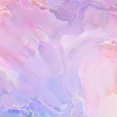 El yapımı sürreal soyut desenli suluboya. Modern sanatsal resim. 2D çizim. Arkaplan boyası karışımı. Yaratıcı duvar sanatı. Çağdaş sanat.