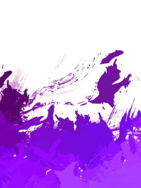 Taranmış Boyalı Soyut Arkaplan. Vahşi kaotik fırça darbeleri. Boya darbeleri. 2D İllüstrasyon. Fırça darbeli resim. 