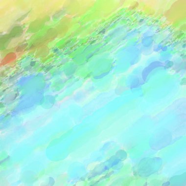 El yapımı sürreal soyut desenli suluboya. Modern sanatsal resim. 2D çizim. Arkaplan boyası karışımı. Yaratıcı duvar sanatı. Çağdaş sanat.