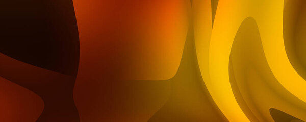 Abstract background. Colorful wavy design wallpaper. Creative graphic 2d illustration. Trendy fluid cover with dynamic shapes flow.