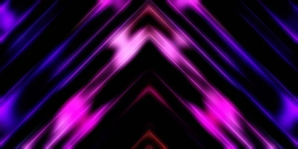 Abstract Stralende Geometrische Lichten Achtergrond Fractale Symmetrische Grafische Illustratie Intersecterende — Stockfoto