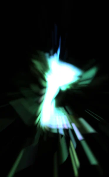 Leichte Partikelspuren Leichter Explosionsstern Mit Glühenden Teilchen Und Linien Schöne — Stockfoto