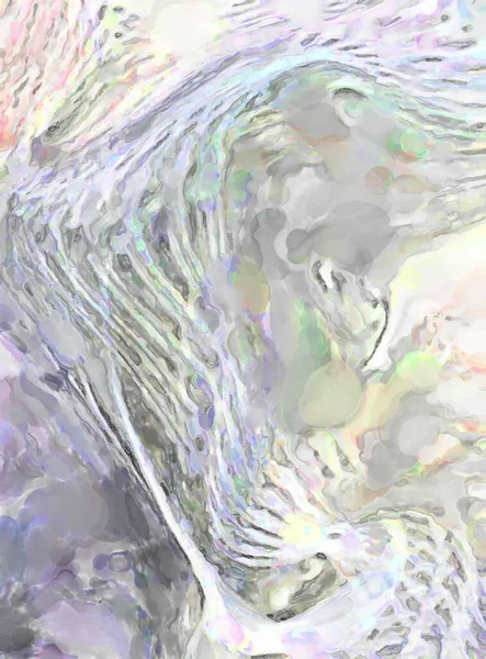 Akvarelldrag Ytan Konstnärlig Bakgrund Bild Abstrakt Målning Duk Borsthuvuden Samtida — Stockfoto
