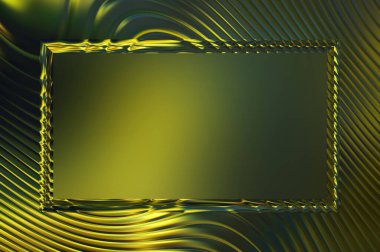 Soyut çerçeveli arkaplan. Renkli, canlı, dalgalı bir duvar kağıdı. Merkezi çerçeveli yaratıcı grafik 2d çizim. Dinamik şekilli modaya uygun sıvı örtüsü.