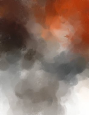 Soyut doku. Yüzeyde etkileyici el yapımı suluboya. Suluboya fırça darbeleri. Modern sanat. Çok renkli arkaplan. Çağdaş duvar sanatı. Renkli bir fon. 2d illüstrasyon.