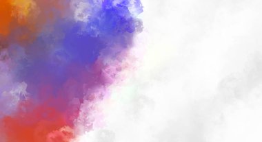 Yaratıcı soyut resim. Artistik fırça darbeleriyle donatılmış. Renkli ve canlı bir illüstrasyon. boyalı sanat.