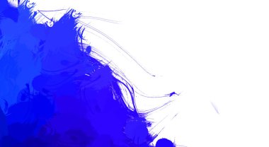 Taranmış Boyalı Soyut Arkaplan. Vahşi kaotik fırça darbeleri. Boya darbeleri. 2D İllüstrasyon. Fırça darbeli resim. 