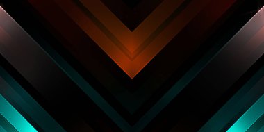 Soyut parlayan geometrik ışıklar arka planda. Fraktal simetrik grafik çizimi. Parıldayan ve parıldayan çubukları kesiştir.