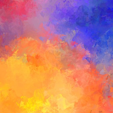 Boya darbeleri. 2D İllüstrasyon. Taranmış Boyalı Soyut Arkaplan. Fırça darbesi ile boyanmış. Modern sanat.