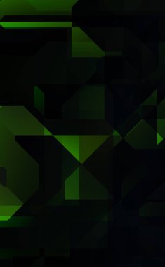 Renkli ve canlı geometrik şekiller katmanları var. Bir teknoloji planının dijital illüstrasyonu. Gelecekçi tasarım şablonu.