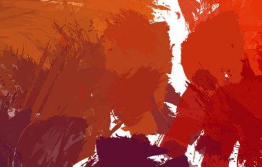 Sanatsal soyut arkaplan. Doku boyalı duvar kağıdı. Boya darbeleriyle yaratıcı bir illüstrasyon. Fırça desenli resim.