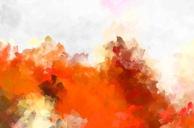 Renkli fırça darbelerinin soyut arkaplanı. fırçalanmış canlı duvar kağıdı. resmedilmiş sanat eseri. Eşsiz ve yaratıcı illüstrasyon.