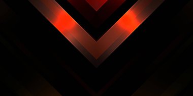 Soyut parlayan geometrik ışıklar arka planda. Fraktal simetrik grafik çizimi. Parıldayan ve parıldayan çubukları kesiştir.