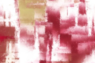 Modern sanat. Renkli çağdaş sanat eserleri. Renkli boya darbeleri. Soyut arkaplanda fırça darbeleri. Fırça boyası. Eşsiz duvar sanatı.