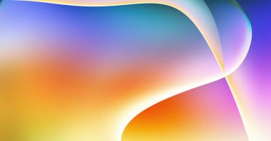 Soyut arkaplan. Değişken renk değişim dalgaları, dinamik hareketlerle. Işık dalgalarının neon renkli soyut tasarımı. Duvar kağıdı, afiş, arkaplan, kart, kitap illüstrasyonu, web sitesi.