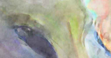 El yapımı sürreal soyut desenli suluboya. Modern sanatsal resim. 2D çizim. Arkaplan boyası karışımı. Yaratıcı duvar sanatı. Çağdaş sanat