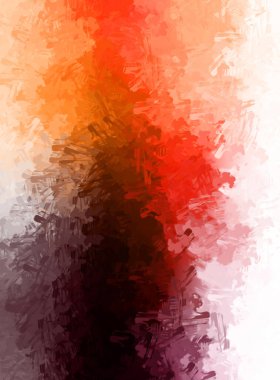 Modern sanat. Taranmış Boyalı Soyut Arkaplan. Fırça darbesi ile boyanmış. Boya darbeleri. 2B Görüntü.