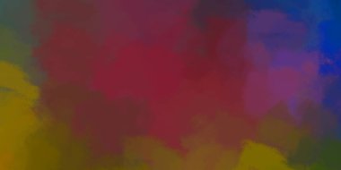 Canlı boya desenli arka plan. Renkli fırça darbelerinin 2B çizimi. Dekoratif doku resmi. Boyalı arkaplan.