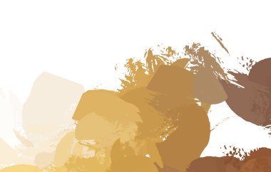 Taranmış Boyalı Soyut Arkaplan. Vahşi kaotik fırça darbeleri. Boya darbeleri. 2D İllüstrasyon. Fırça darbeli resim. 