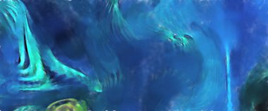 Modern sanat. Renkli çağdaş sanat eserleri. Renkli boya darbeleri. Soyut arkaplanda fırça darbeleri. fırça boyası.