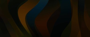 Soyut arkaplan. Renkli dalgalı tasarım duvar kağıdı. yaratıcı grafik 2D çizim. Dinamik şekilli modaya uygun sıvı örtüsü.