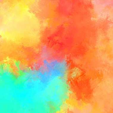 Boya darbeleri. 2D İllüstrasyon. Taranmış Boyalı Soyut Arkaplan. Fırça darbesi ile boyanmış. Modern sanat.