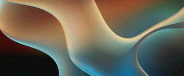 Soyut arkaplan. Değişken renk değişim dalgaları, dinamik hareketlerle. Işık dalgalarının neon renkli soyut tasarımı. Duvar kağıdı, afiş, arkaplan, kart, kitap illüstrasyonu, web sitesi.