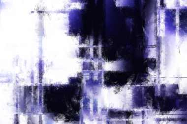 Modern sanat. Renkli çağdaş sanat eserleri. Renkli boya darbeleri. Soyut arkaplanda fırça darbeleri. Fırça boyası. Eşsiz duvar sanatı.