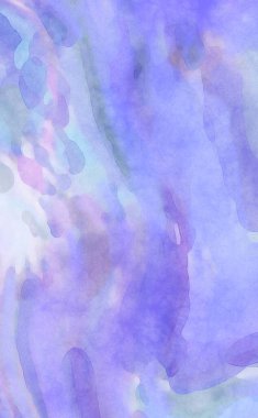 Alkol mürekkebini andıran rahatlatıcı fırça darbelerinin modern resmi. Poster, duvar sanatı, afiş, kart, kitap kapağı veya ambalaj için pastel renkli suluboya resim.