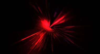 Fütürist mercek patlaması. Parlayan parçacıkları ve çizgileri olan ışık patlaması yıldızı. Güzel soyut ışın arkaplanı.