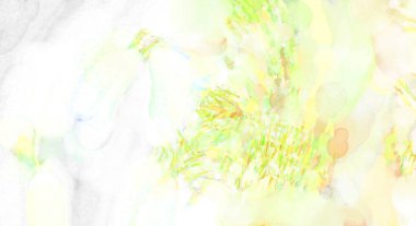 2D çizim. Sanatsal arkaplan resmi. Tablo üzerinde soyut resim. Çağdaş sanat. El yapımı resim. Renkli doku. Modern sanat eserleri. Yüzeyde suluboya fırça darbeleriyle boyama.