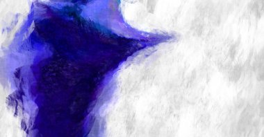 Soyut arkaplanda pürüzlü fırça darbeleri. Fırça boyası. Renkli boya darbeleri. Eşsiz duvar sanatı. Tuvaldeki modern sanat. Renkli çağdaş sanat eserleri. 