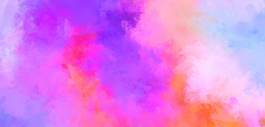 Sanatsal soyut arkaplan. Doku boyalı duvar kağıdı. Boya darbeleriyle yaratıcı bir illüstrasyon. Fırça desenli resim.