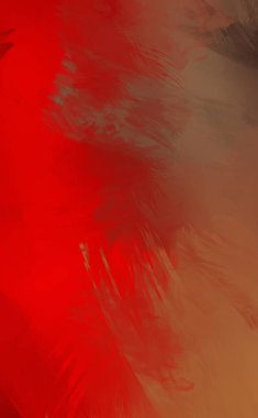 Renkli fırça darbelerinin 2D çizimi. Dekoratif desenli resim. canlı boya desenli arkaplan.