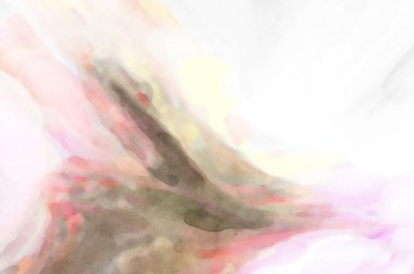 El yapımı sürreal soyut desenli suluboya. Modern sanatsal resim. 2D çizim. Arkaplan boyası karışımı. Yaratıcı duvar sanatı. Çağdaş sanat