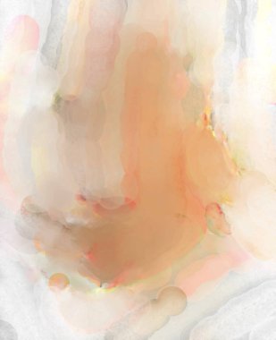 2D çizim. Sanatsal arkaplan resmi. Tablo üzerinde soyut resim. Çağdaş sanat. El yapımı resim. Renkli doku. Modern sanat eserleri. Yüzeyde suluboya fırça darbeleriyle boyama.