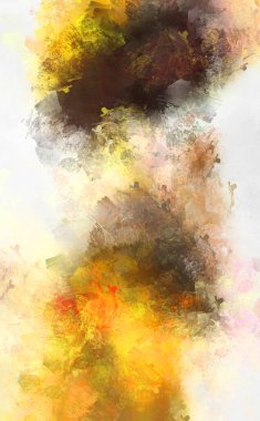 Sanatsal canlılık ve renkli duvar kağıdı. Taranmış Soyut Arkaplan. Fırça darbeli resim. 